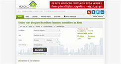 Desktop Screenshot of morocco-immo.com