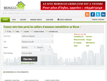 Tablet Screenshot of morocco-immo.com